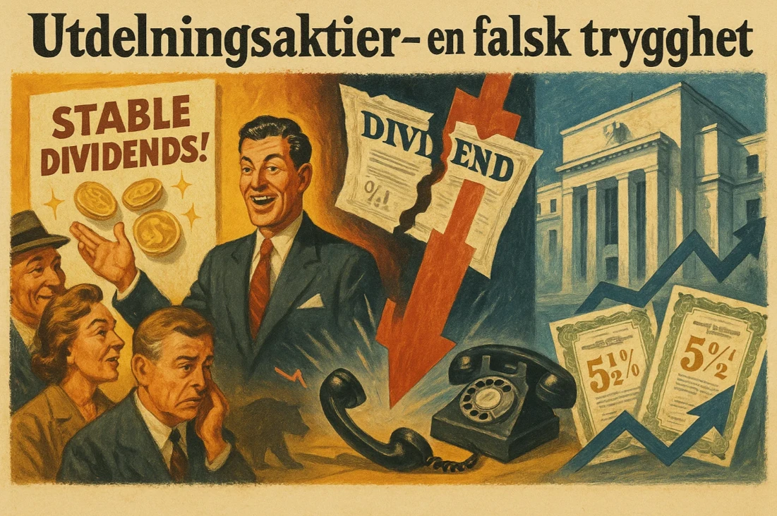 Illustration till Utdelningsaktier – en falsk trygghet
