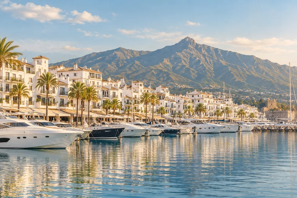 Ortsillustration av Costa del Sol