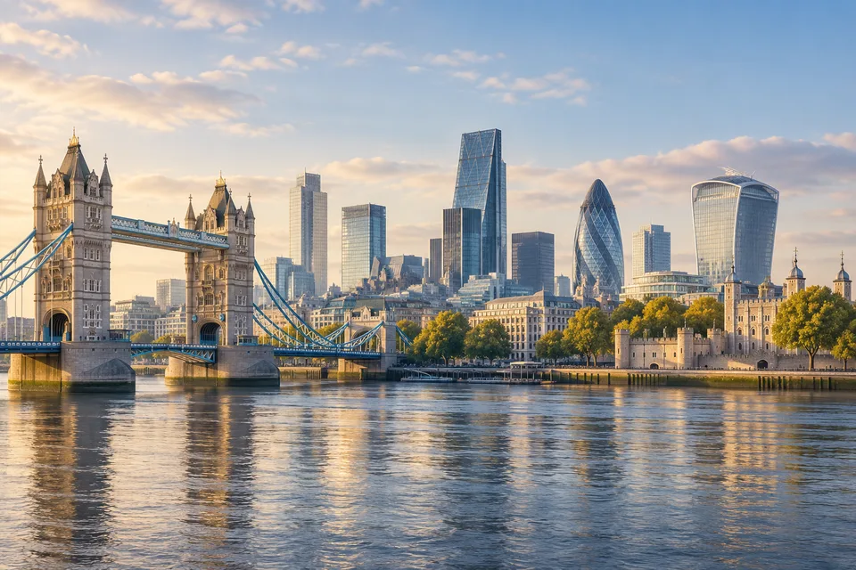 Ortsillustration av London