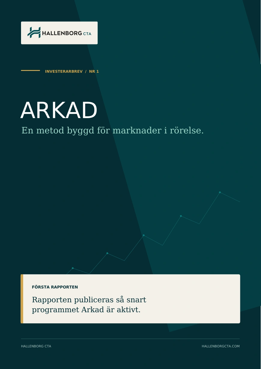 Omslag till Arkad Investerarbrev nr 1